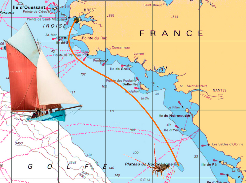 Route Camaret-Rochebonne